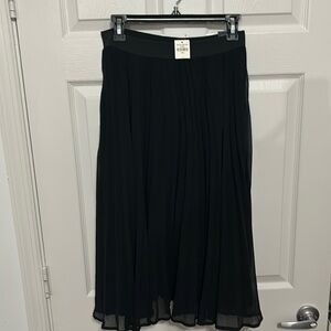 Pleated Black Skirt